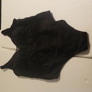 Black Terra sky one piece bathing suit 2X